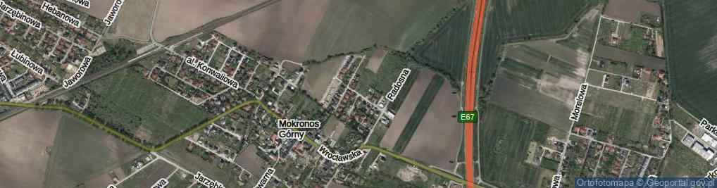 Zdjęcie satelitarne Pogodna ul.